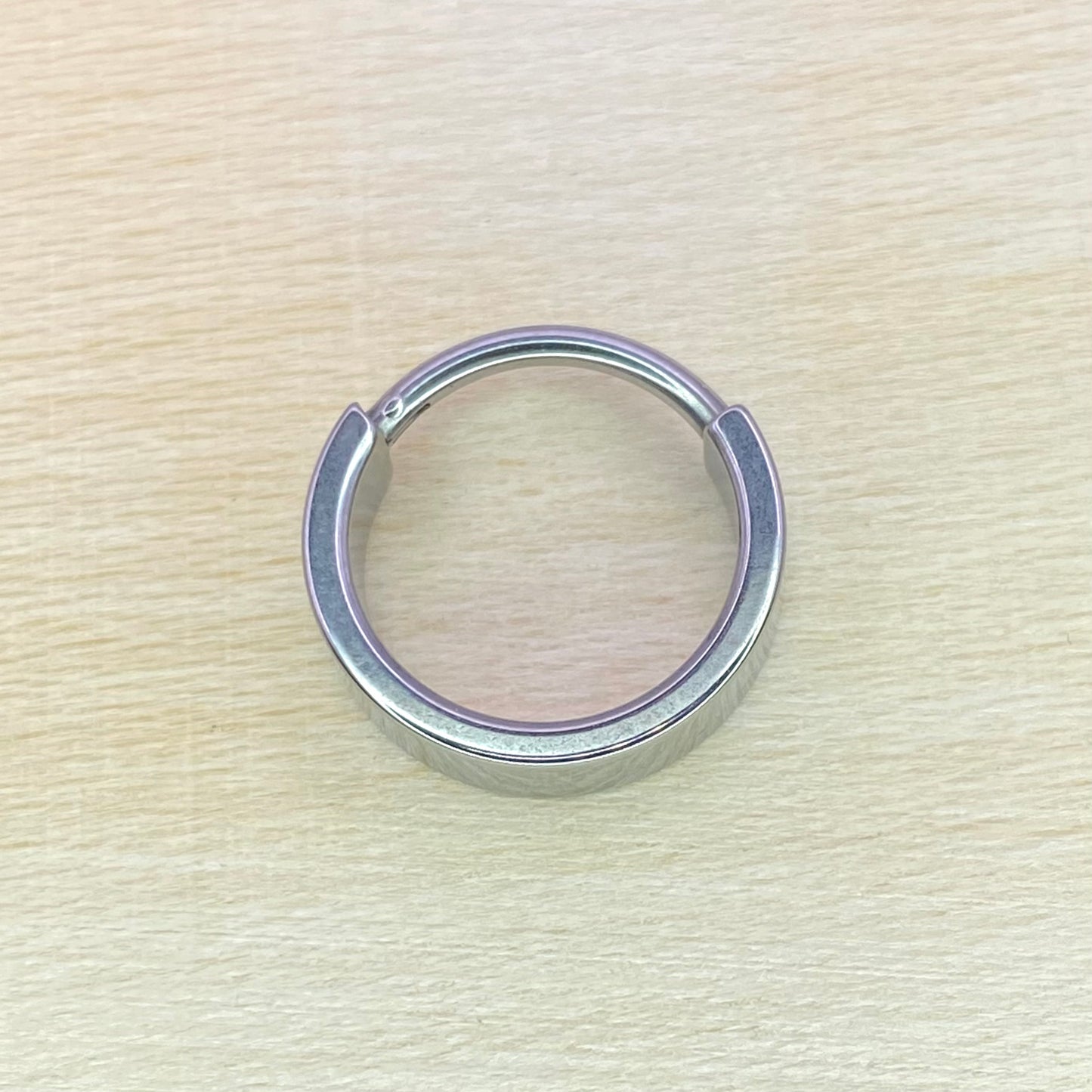 4mm Wide Band Conch Hoop or Lobe, Cartilage Earring Implant Grade Titanium Clicker Size: 1.2 x 11 x4mm and 1.2 x 8 x 4mm