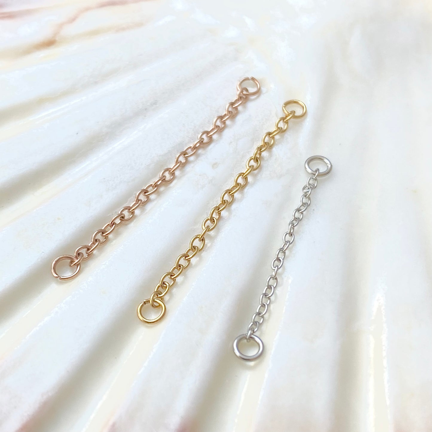 CHAIN CHARM Surgical Steel Attachment, Add to hoops or studs by joining them together or use as a charm for 1.0/1.2/1.6mm bars, various lengths