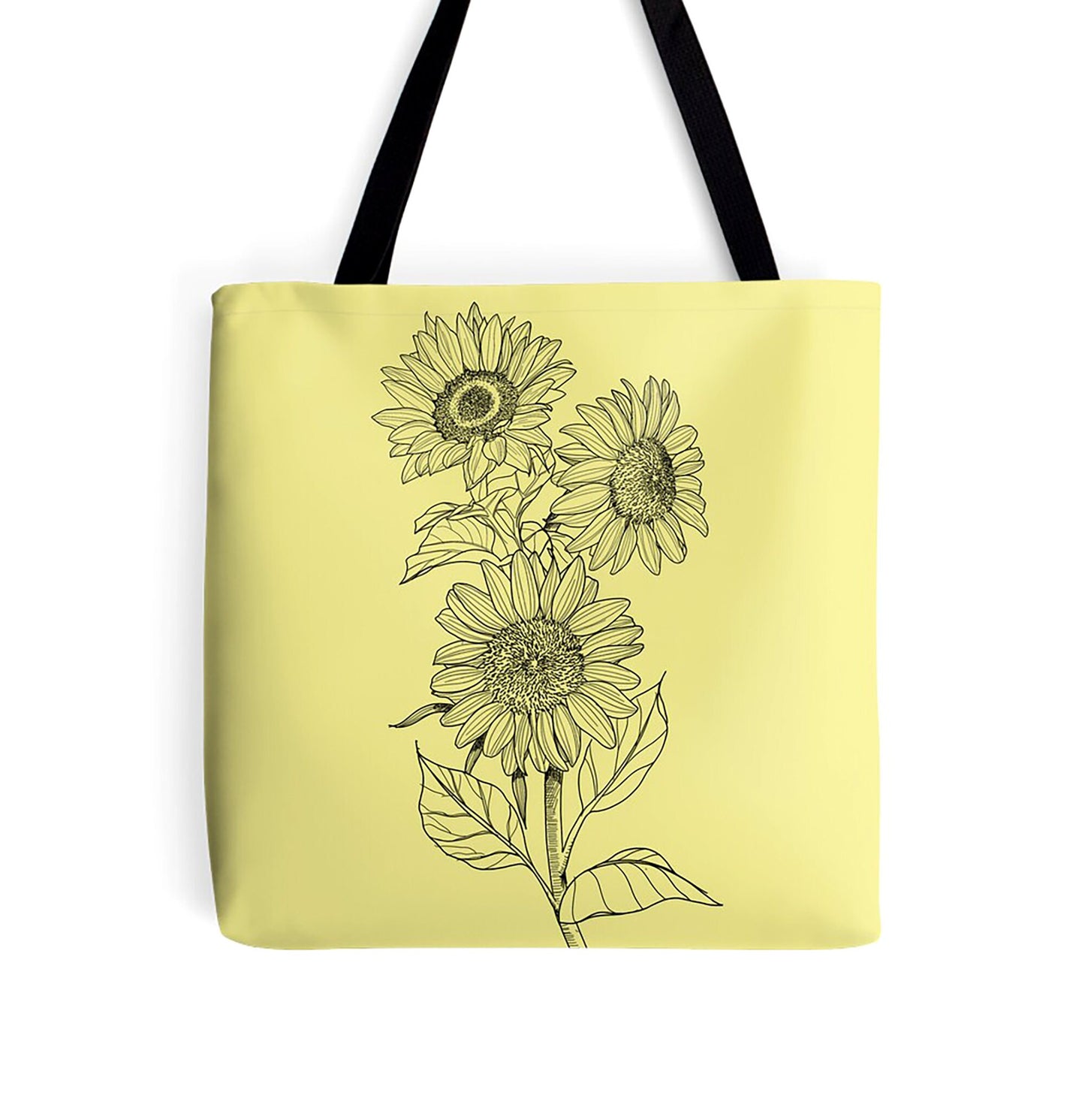 3 Sunflowers Blooming, Line drawing, Plant Clip Art, Digital Downloads, Screenprinting, Cardmaking, JPG, PNG, SVG