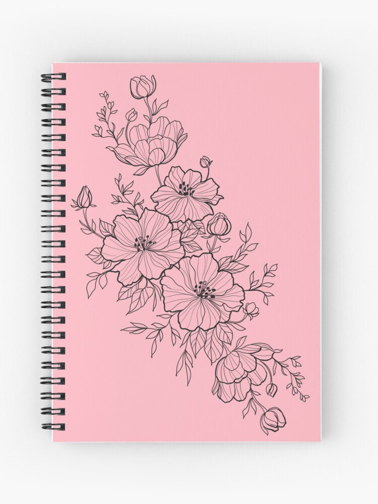 Wild Roses Fine Line Design, illustration svg, wildflower svg, cricut svg, wild roses print, floral tattoo design, SVG PNG JPG