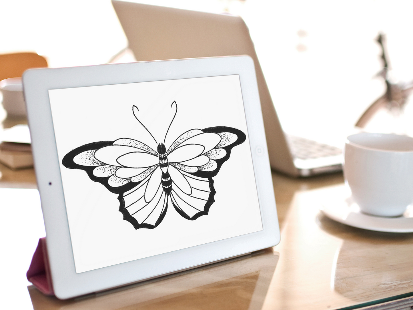 3 butterflies Line drawing, Animal Clip Art, Digital Downloads, Screenprinting, Cardmaking, SVG, JPG, PNG