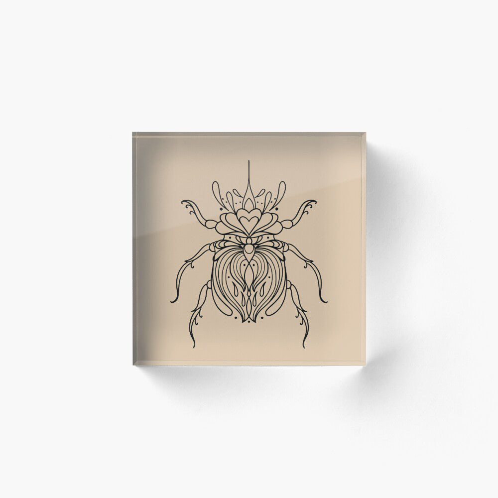 Stunning Horn Beetle Artwork - Fine Line Design Meets Hungarian Culture, SVG, PNG, JPG